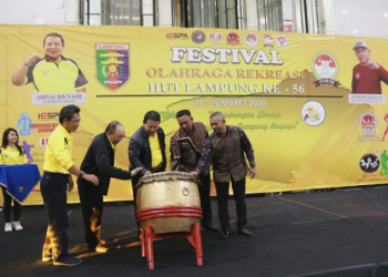 Sambut Hari Jadi Provinsi Lampung , Arinal Djunaidi Buka Festival Olahraga Tahun 2020