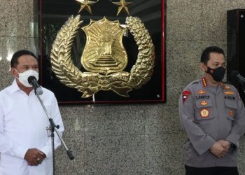 Kapolri Pertimbangkan Aspek Penegakan Prokes Penyelenggaraan Olahraga Bersama Menpora