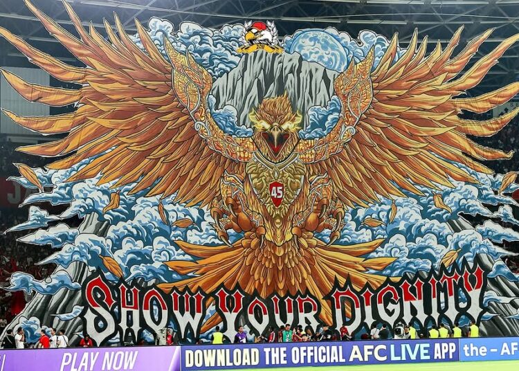 La Grande Indonesia Suguhkan Koreografi Spektakuler, Timnas Indonesia Menang 1-0 atas Bahrain