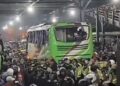Bus Diduga Ditumpangi Suporter Persib Dirusak Usai Laga Kontra PSIM di Yogyakarta